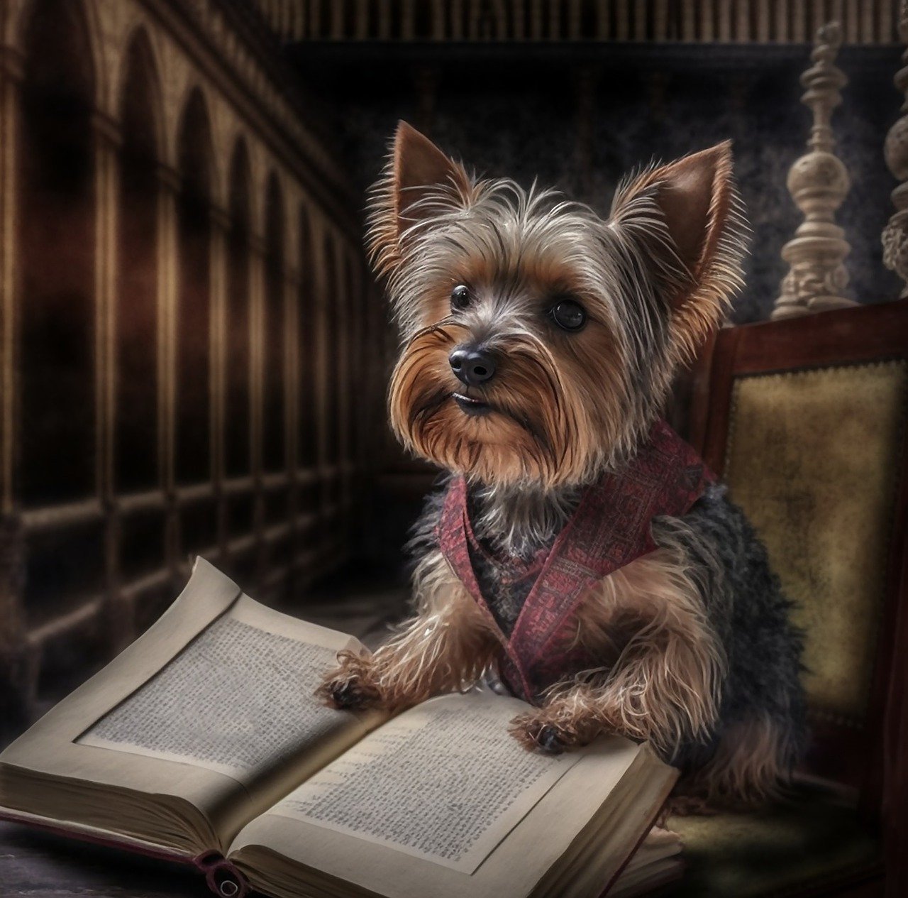chien-bibliotheque-mention-legale